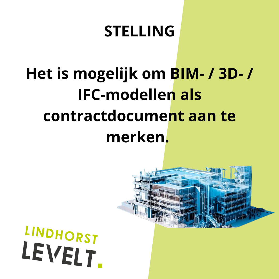 Is het mogelijk om een BIM-model als contractdocument aan te merken?